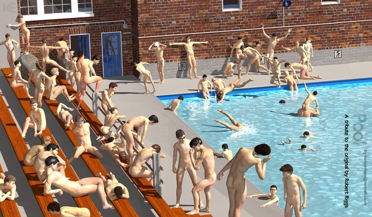 Pool The Gay Art Stories Of Damnd