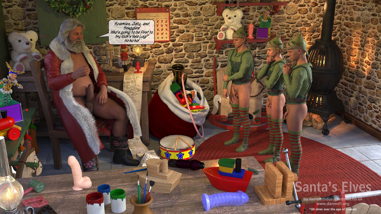 Santas Elves The Gay Art Stories Of Damnd