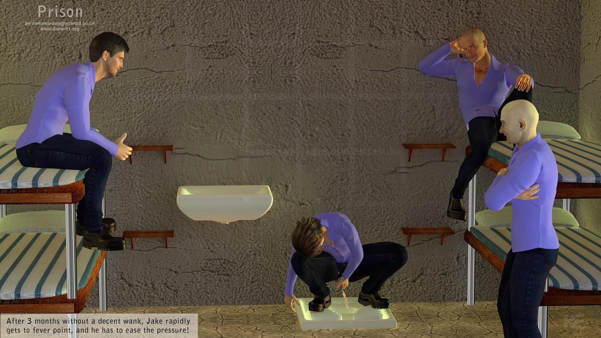 Prison 3 - Made him horny HD